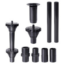 Pond Fountain Nozzle Set with Adjustable Height, Multiple Water Effects for Garden and Landscape Pools