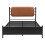 (Double) 4FT6 Metal Bed with PU-Upholstered Headboard, 135×190cm 9