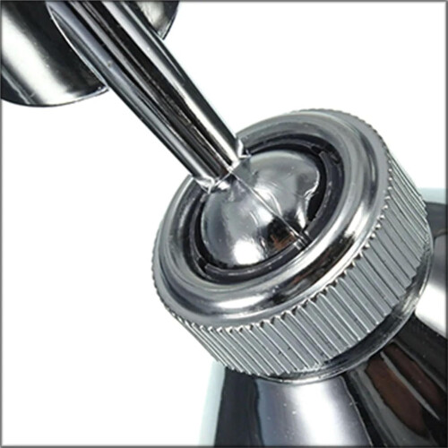 3 Pcs Adjustable Wall Mount Shower Head Holder, Rotatable Chrome Bracket for Bathroom Upgrade 1