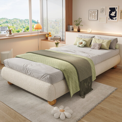 Upholstered bed, 3ft single bed 90×190cm, Sturdy bed slats