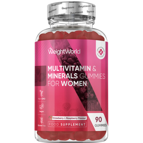 Women's Multivitamin Gummies - 13 Nutrients - 90 Berry Gummies