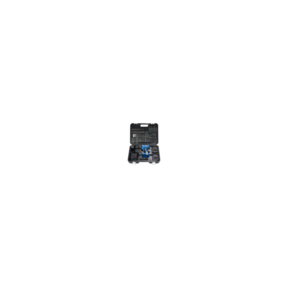 Hilka Tools 18V Li-Ion Brushless Combi Drill With 2.0Ah Batteries Blue