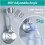 Shower Head Holder with 360 Adjustable Angle, No Drill Suction Cup Mount, Silver, 1pc 2