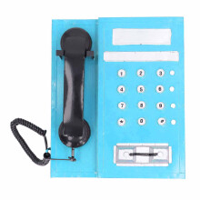 Vintage veggtelefon med høy mekanisk ringevolum, justerbar gammeldags kablet fasttelefon, reserve-nødtelefon, sikker veggmontering