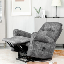 Power Lift Recliner Chair for Elderly- Heavy Duty and Safety Motion Reclining Mechanism Sofa Living Room Chair