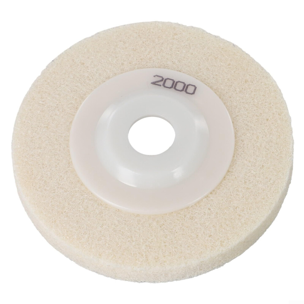 Nylon Fiber Polishing Wheel 2000 Grit For Angle Grinder, Flexible Stone, Marble And Glass Finish 9164114510228