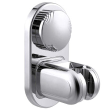 Adjustable Shower Head Holder with Suction Cup, 360 Rotating Wall Mount Bracket, Tool Install