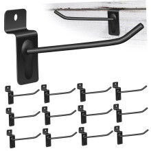 20pcs Heavy Duty Metal Slatwall Hooks for Garage Storage and Tool Organization
