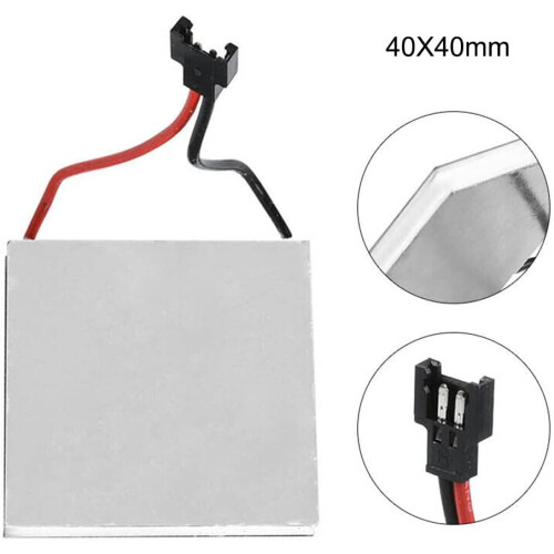40x40mm Thermoelectric Generator Module for Stove Fan Motor  Thermal Conversion Replacement Part 2