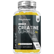 Creatine Gummies 90ct Lemon Flavor 1 Month Supply Vegan & Sugar-Free