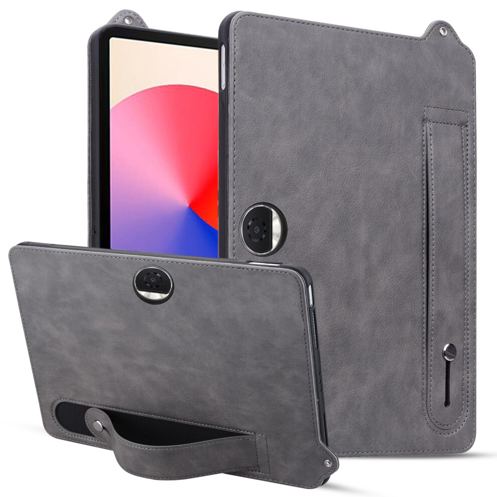 12.3 Inch Shockproof Leather Tablet Case With Stand And Wrist Strap For Huawei Honor Magicpad 2 Gray 9164114510891