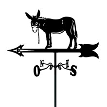 Vintage Outdoor Weather Vane Wind Direction Indicator for Garden Roof Metal Decoration 600g