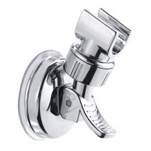 Shower Head Holder with Suction Cup, 360 Rotation Adjustable Bracket for Universal Shower Mount