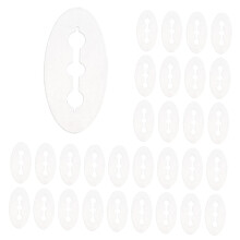 100pcs Reusable Pegboard Hook Stoppers Disc Locks for Secure Display and Garage Organization