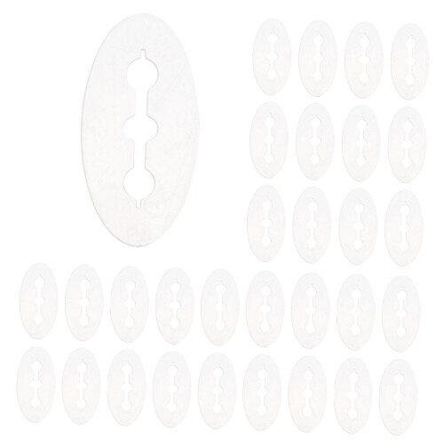 100pcs Reusable Pegboard Hook Stoppers Disc Locks for Secure Display and Garage Organization