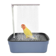 Parrot Automatic Bird Bath with Circulating Water, Easy Install Electric Bird Shower for African Grey