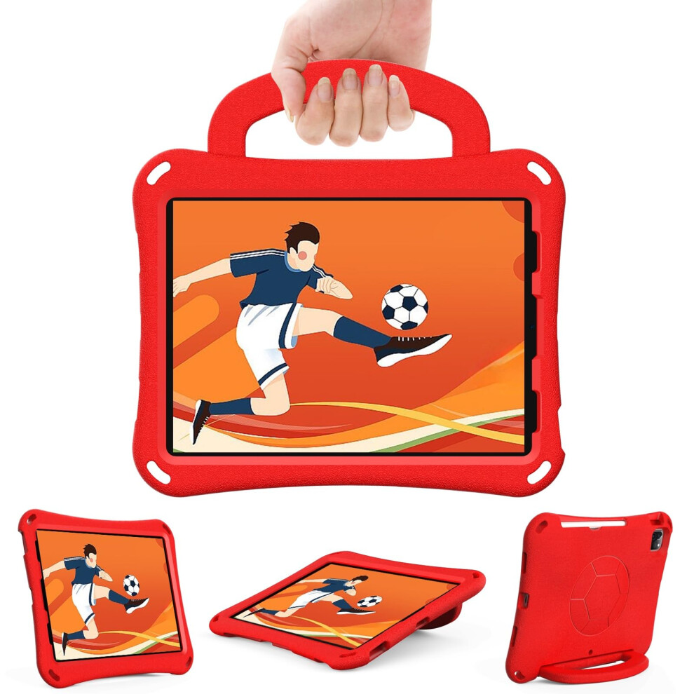 Shockproof Kids Case With Stand And Strap, Eva Lightweight Cover For Ipad Air 5Th And 4Th Generation 9053599309055
