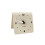 Small Table Clock Silent NonTicking Scandinavian Decor Compact Analog for Bedroom Office White 1