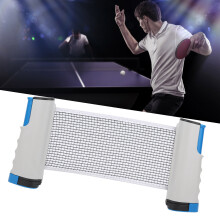 Klappbares tragbares Tischtennisnetz, Blau-Grau, 170x14cm