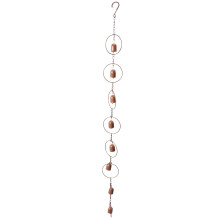 Rain Chain for Gutters with Decorative Metal Cups, Elegant Design and Soothing Water Flow
