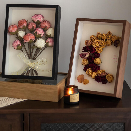 Shadow Box Frame 30x40cm Deep Display Case for Medals, Crafts, 3D Memory Pictures (B) 1