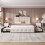 4ft6 Double Upholstered Bed with 4 Storage Drawers 11