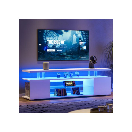 Mobile TV per TV 65 » LED Centro di Gioco e Intrattenimento Console di Stoccaggio Media