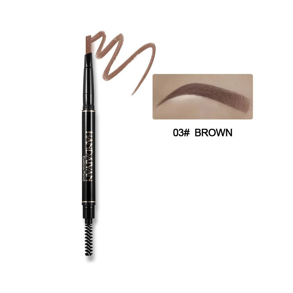 Gopatriot Memory Brown (#03 ) Eyebrow Pencil Waterproof Brow Liner With Brush Make Up Tint Microblading Tattoo