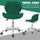 Fabric Swivel Office Chair, Height Adjustable 3