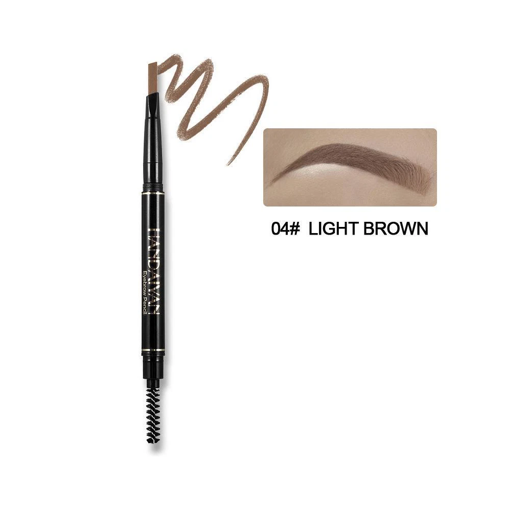 Gopatriot Memory Brown (#04 Light ) Eyebrow Pencil Waterproof Brow Liner With Brush Make Up Tint Microblading Tattoo