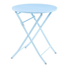 Gartentische - HELLOSHOP26 - 03_0011035 - Klappbar - Ø62 cm - Himmelblau