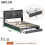 5ft King Upholstered Bed Frame with Hydraulic and Drawers Storage 10