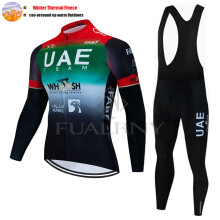 Nieuwe Jae Winter Thermal Fleece Fietsjersey Set Fietskleding Jersey Pak Outdoor_ZR UAE7_XL