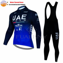Nieuwe Jae Winter Thermal Fleece Fietsjersey Set Fietskleding Jersey Pak Outdoor_ZR UAE19_3XL