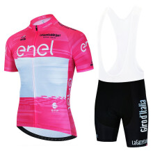 Wielershirt van de Giro d'Italia 2023, zomer, korte mouwen, rood, Aziatische maat - S
