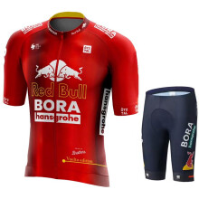 Professioneel wielershirt voor heren, MTB-shirt, R-e-d B-u-l-l herenset, wielertenue, stof_blauw_Azi