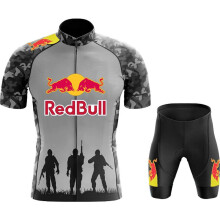 Fietskleding voor heren, rode jas en broek, herenfietsshirt, professioneel shirt, wit, Aziatische ma