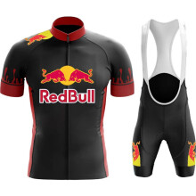 Fietskleding, MTB-kleding voor heren, R-e-d B-u-l-l 2026 sportset, herenshorts, T-shirt_Geel_Aziatis