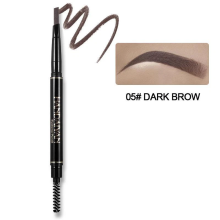 (#05 Dark Brown) Eyebrow Pencil Waterproof Brow Liner with Brush Make Up Tint Microblading Tattoo