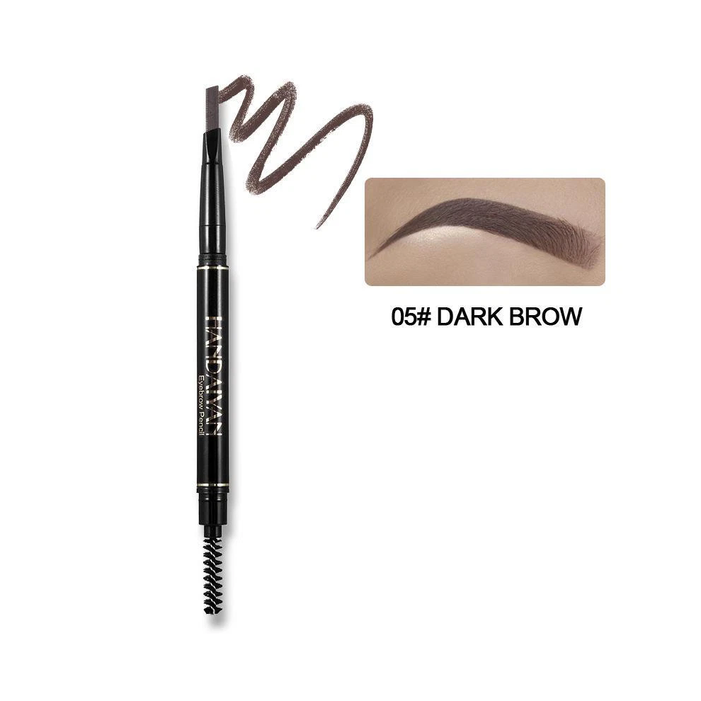 Gopatriot Memory Brown (#05 Dark ) Eyebrow Pencil Waterproof Brow Liner With Brush Make Up Tint Microblading Tattoo