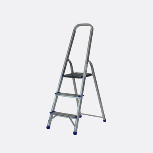 Three Tread Aluminium Step Ladder 1