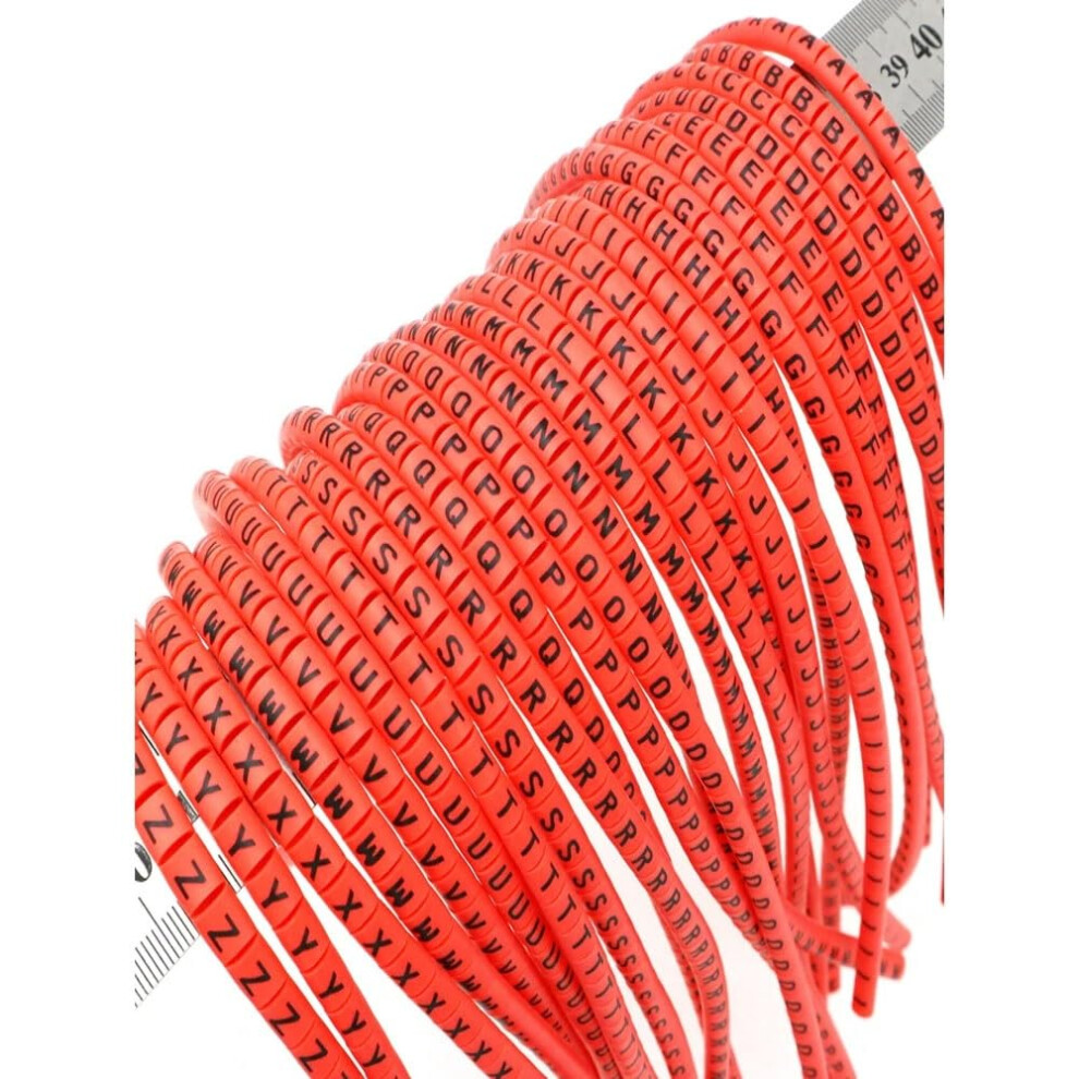 Pvc Cable Markers Red 0.75Mmâ² Wire Labels Az 09 Electrical Id Sleeves 1300Pcs 9113335637382