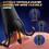 Masturbator Men Penis Vibrator, 36 Dense 3D Massage Beads Fast Tapping Modes 6