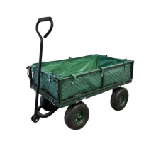 Charlies Metal Garden Cart with PU Wheels - 150kg