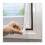 Magnetic Window Screen Fly Screen for Windows Mosquito Blocking Mesh NoDrill 65x90cm White Frame 1