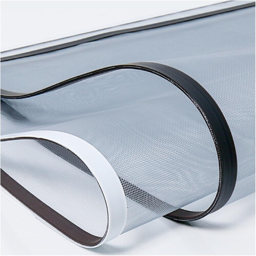 Magnetic Window Screen Fly Screen for Windows Mosquito Blocking Mesh NoDrill 65x90cm White Frame 1