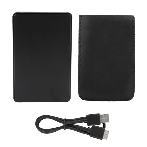 Gabinete externo para disco rígido USB 3.0 SATA III de 2,5 polegadas, compatível com UASP, retrocompatível com USB 2.0, transferência de dados