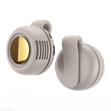 Portable Bladeless Clip On Fan, Silent 3Speed Mini  Cooling for Outdoor, Travel, Office – White