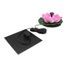 Solar Powered Water Fountain Floating Lotus Decorative Garden Pond Aquarium Hydroponics