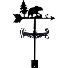 Weathervane Vintage Sailboat Roof Mount Wind Vane for Garden Farmhouse Outdoor Weather Resistant